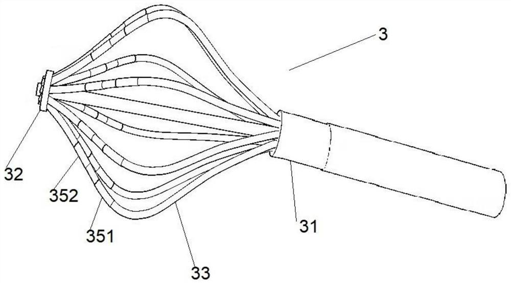 Spline basket ablation catheter capable of being bent in two directions