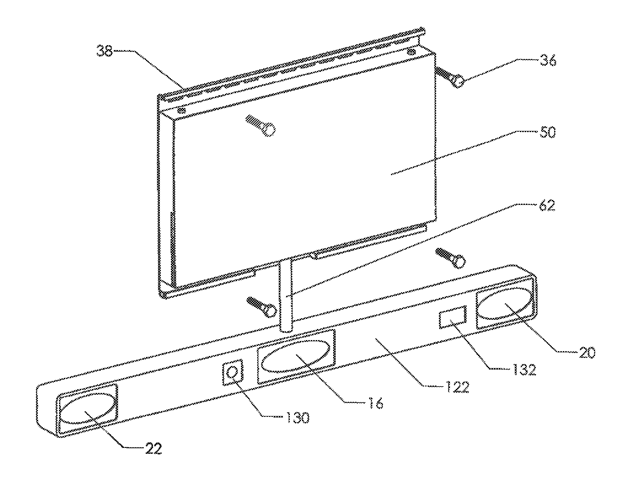 Integrated Television Mount and Audio System