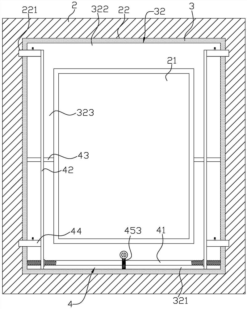 Invisible row horizontal window