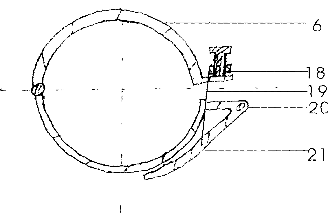 Gun drill driven type gun of squeezing glue