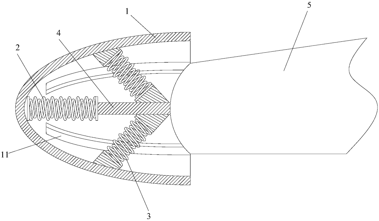 Model airplane with anti-collision block