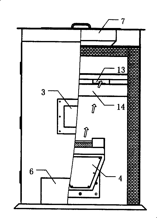 Biomass shaping fuel decoupling combustion device and combustion method thereof