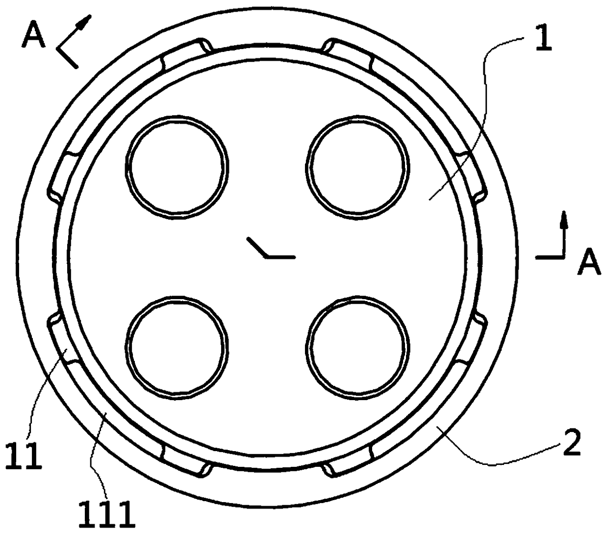 Ball-type valve assembly structure