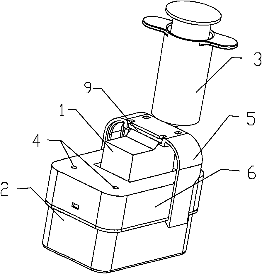 Method for refilling ink to ink box and filling tool