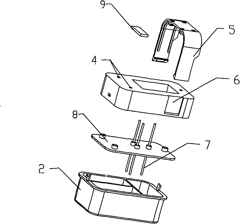 Method for refilling ink to ink box and filling tool