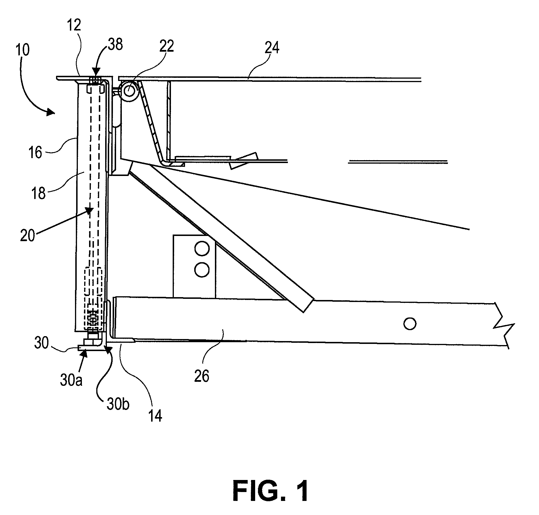 Dock leveler support frame and method of installation