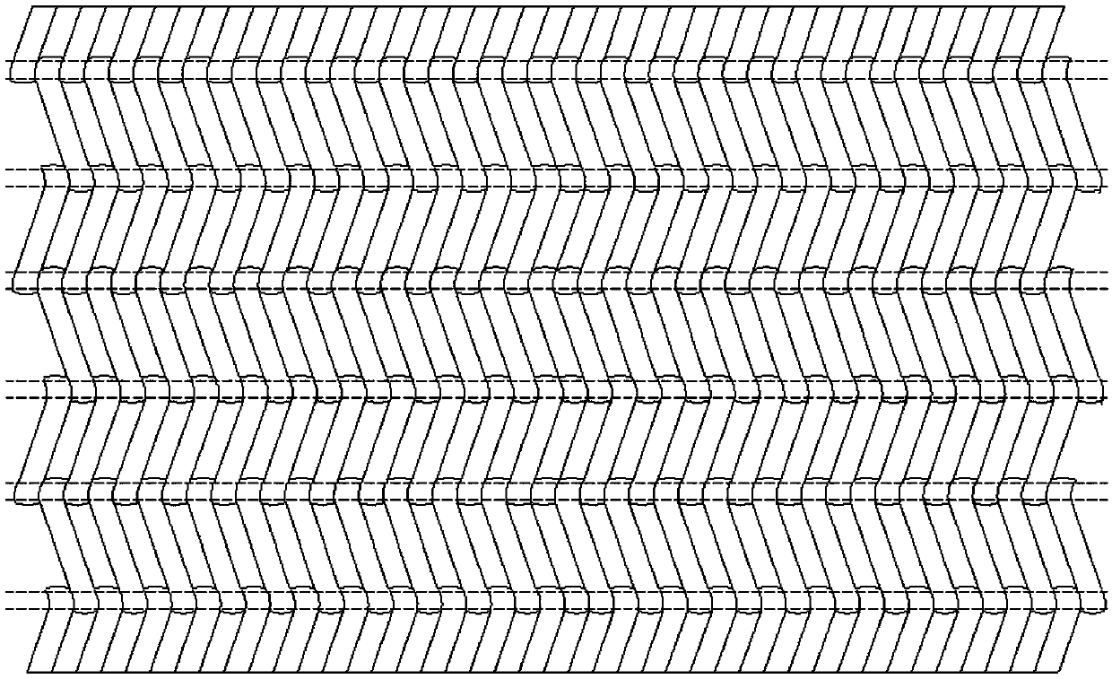 A new type of annular braided mesh and its manufacturing method