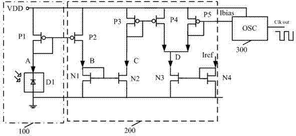 Ling intensity detection method and light intensity detection circuit