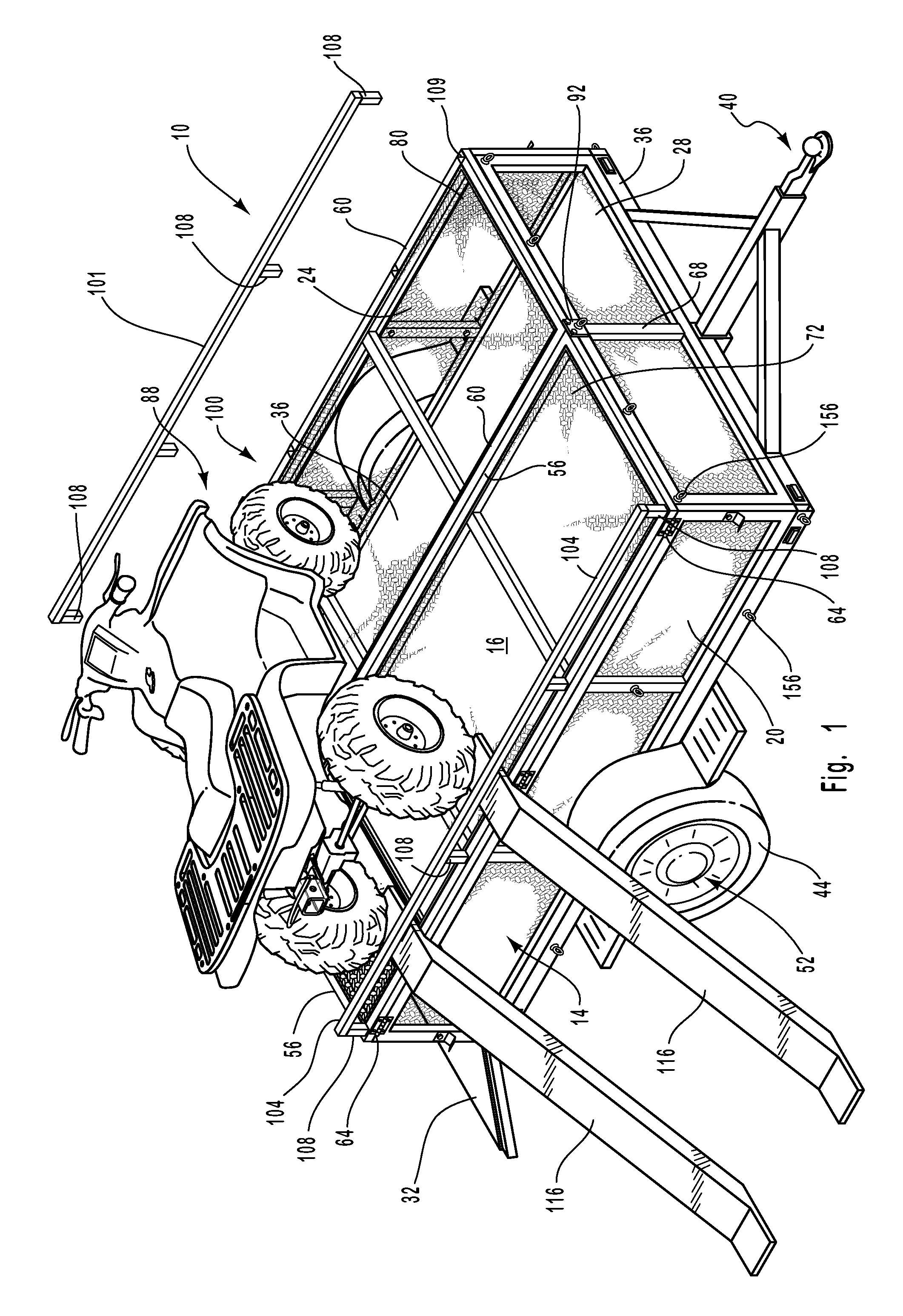 Tent assembly for use with utility trailers and vehicles
