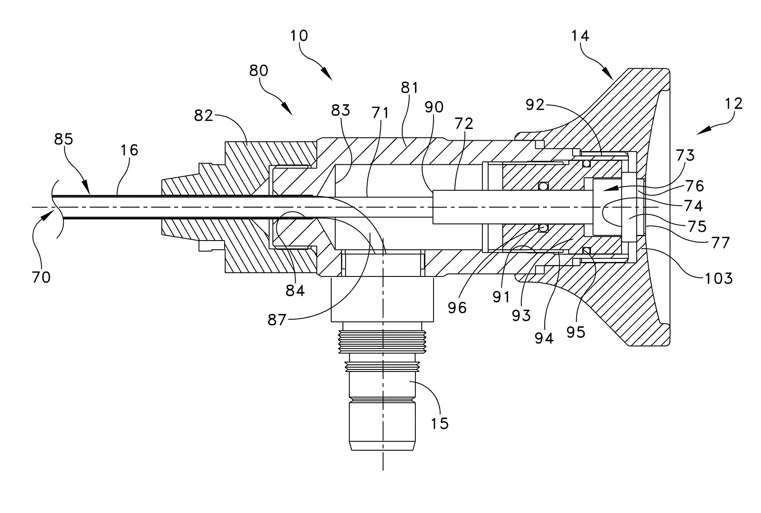 Endoscope with relief of axial loading