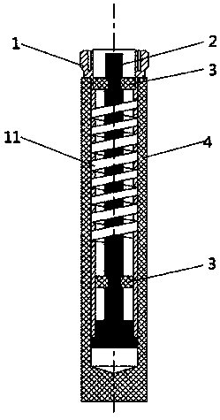 Microwave radiation heating antenna module