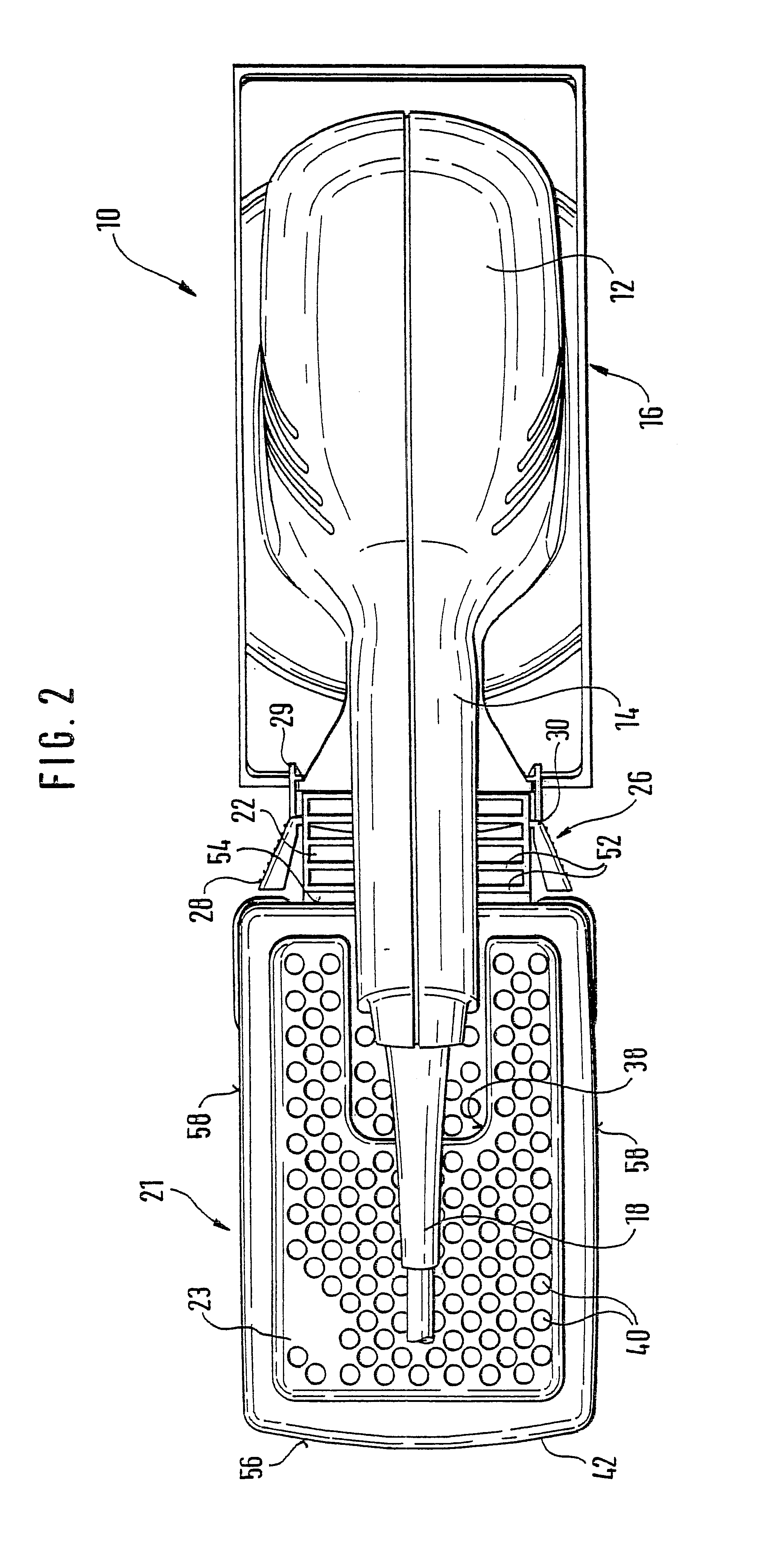 Hand-held machine tool with dust extraction