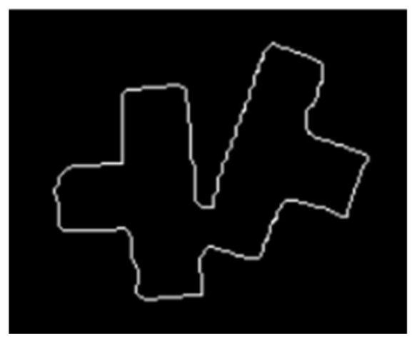 Polygonal target segmentation method based on Hough transform and template matching