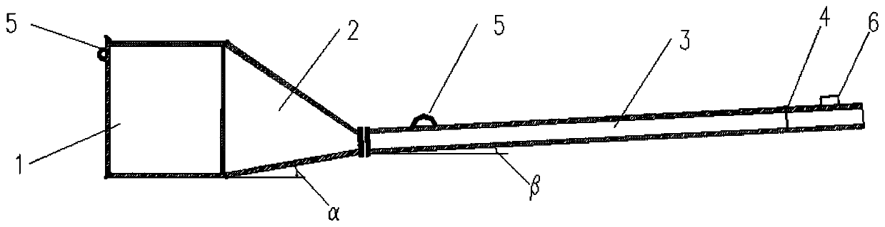 Concrete pouring conveyor in narrow and small roof sealing space at high altitude and construction method