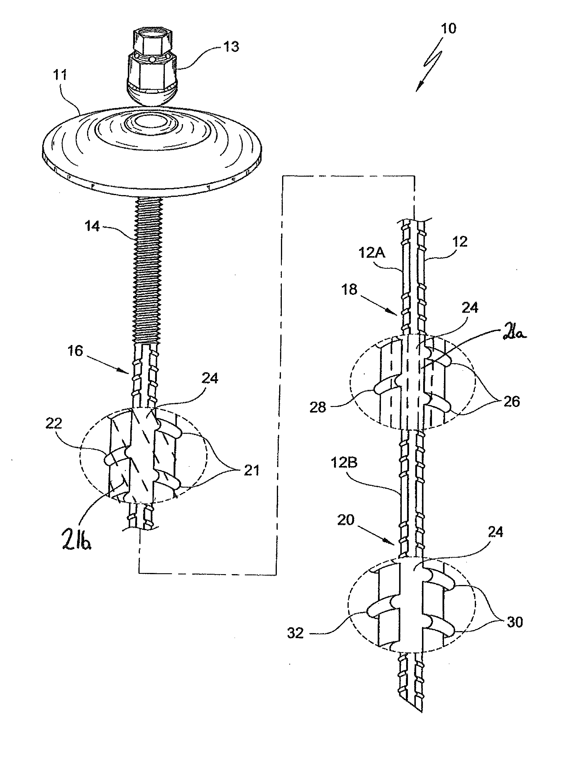 Plastic rock-bolt or dowel and method of manufacturing of the same