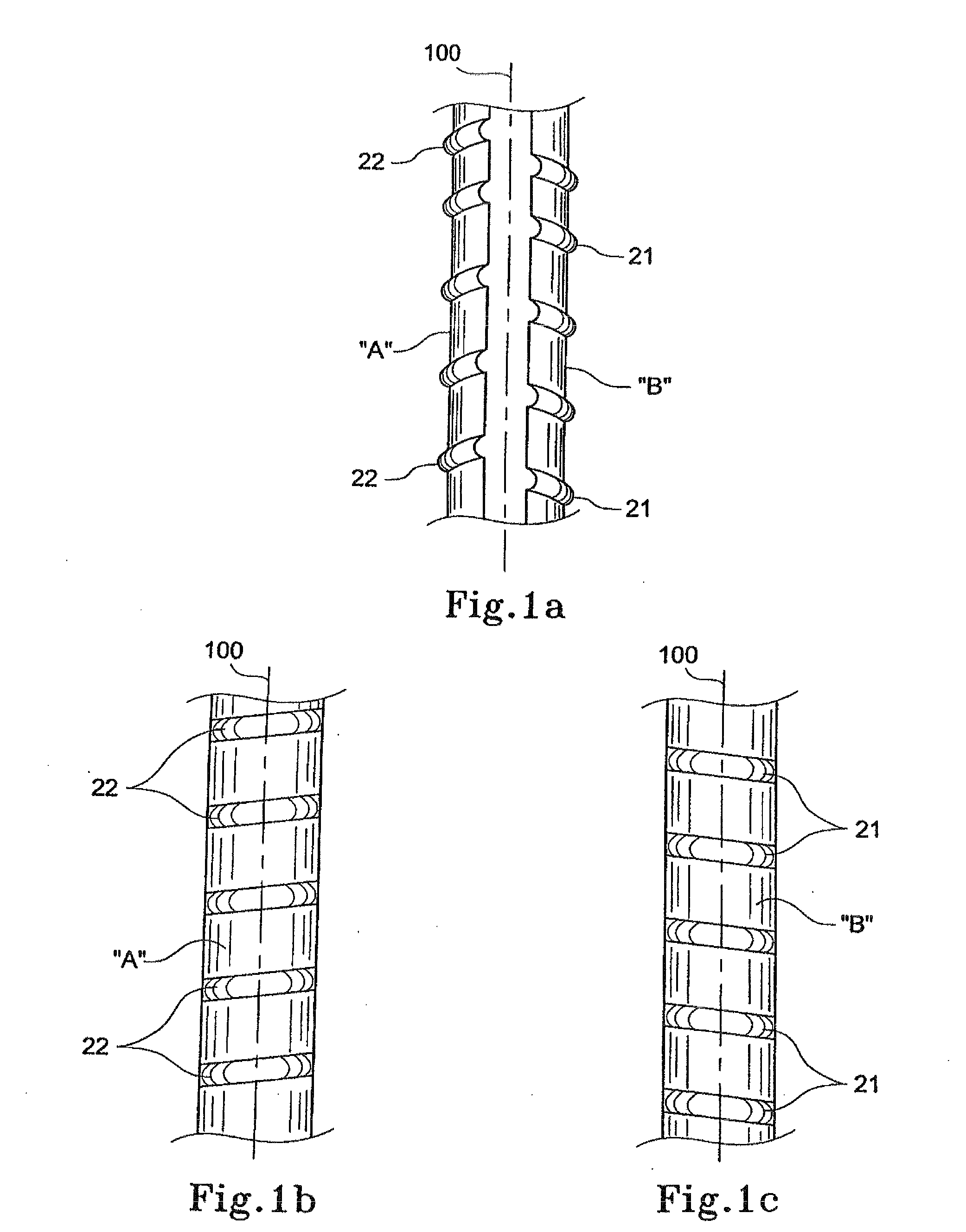 Plastic rock-bolt or dowel and method of manufacturing of the same