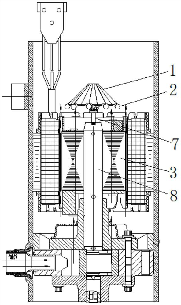 Oil baffle cap structure, compressor and air conditioner