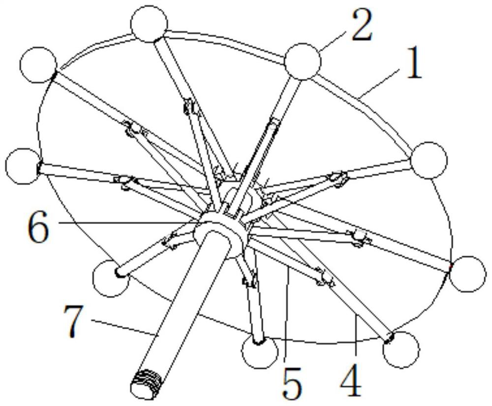 Oil baffle cap structure, compressor and air conditioner