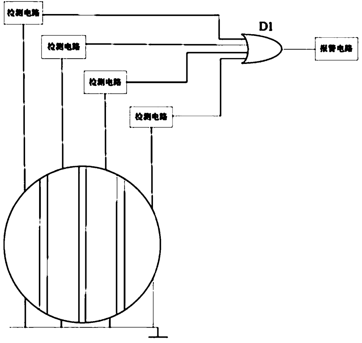 Manhole cover breakage detection device and detection method thereof