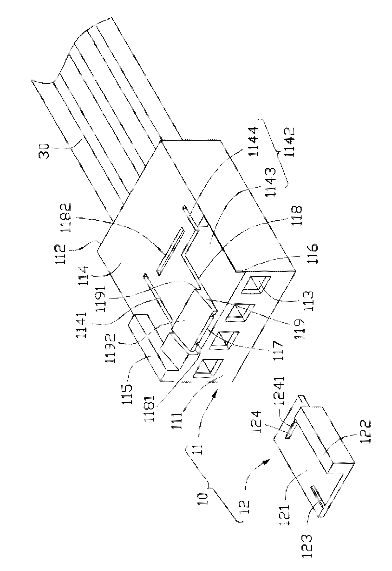 Electric connecting device and terminal thereof