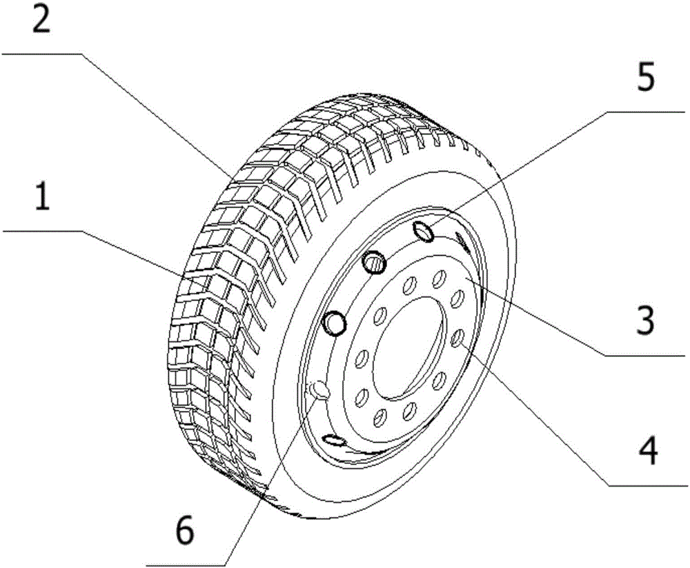Automobile wheel enhancing overall bearing capacity