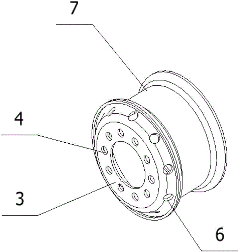 Automobile wheel enhancing overall bearing capacity