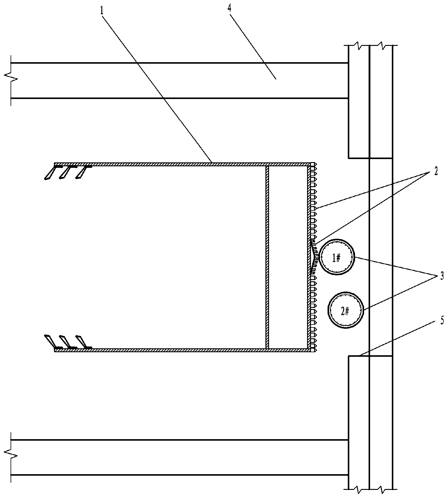 Testing method for judging capability of cutting large-diameter pile foundation of shield cutter head tool