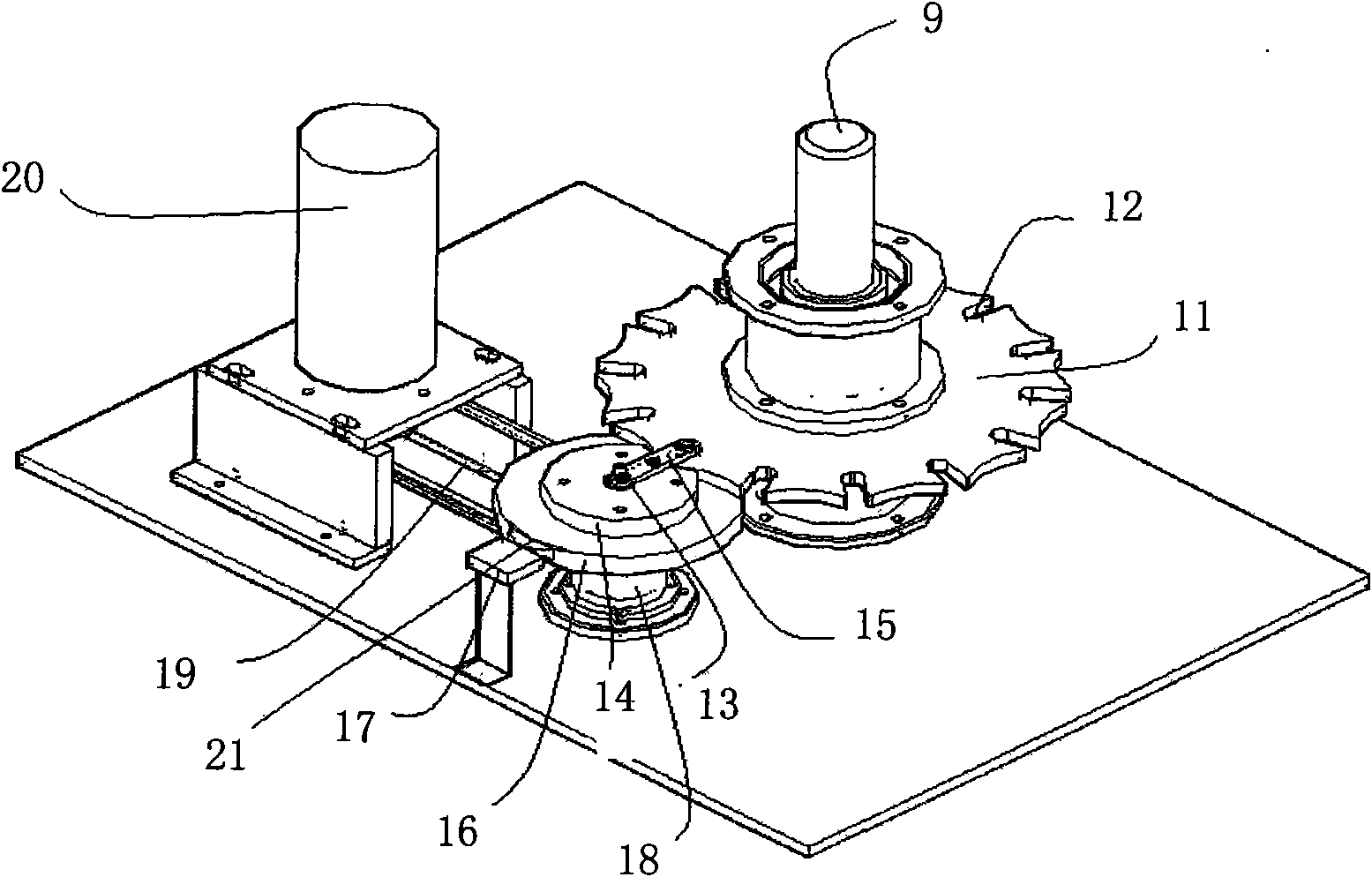 Counting packaging device and method