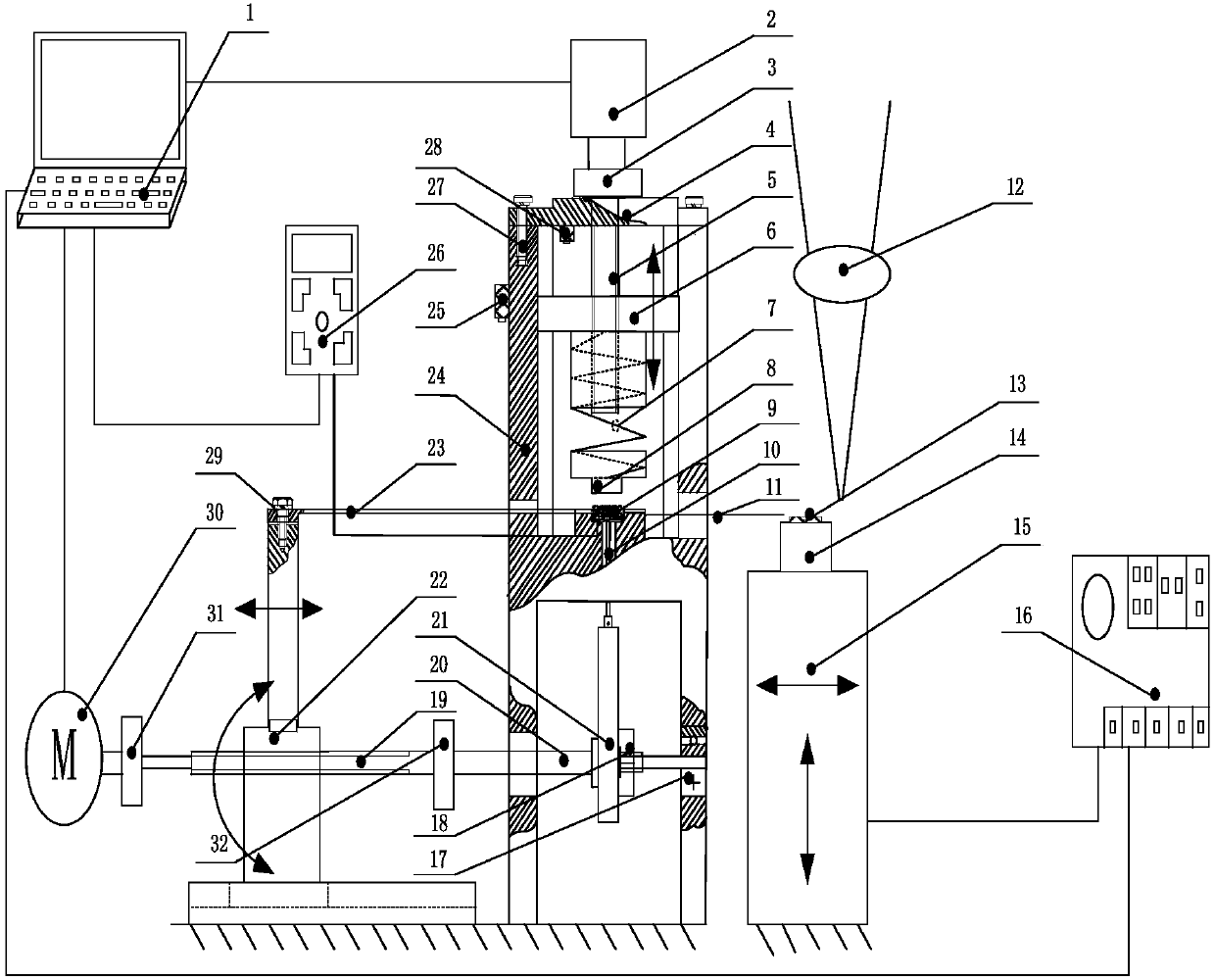 Method and device for automatic tablet pressing and placing powder pressing in laser cladding process