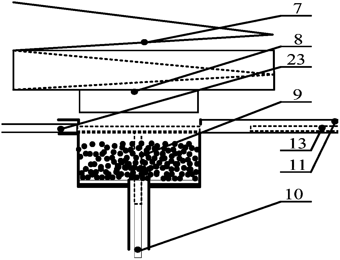 Method and device for automatic tablet pressing and placing powder pressing in laser cladding process