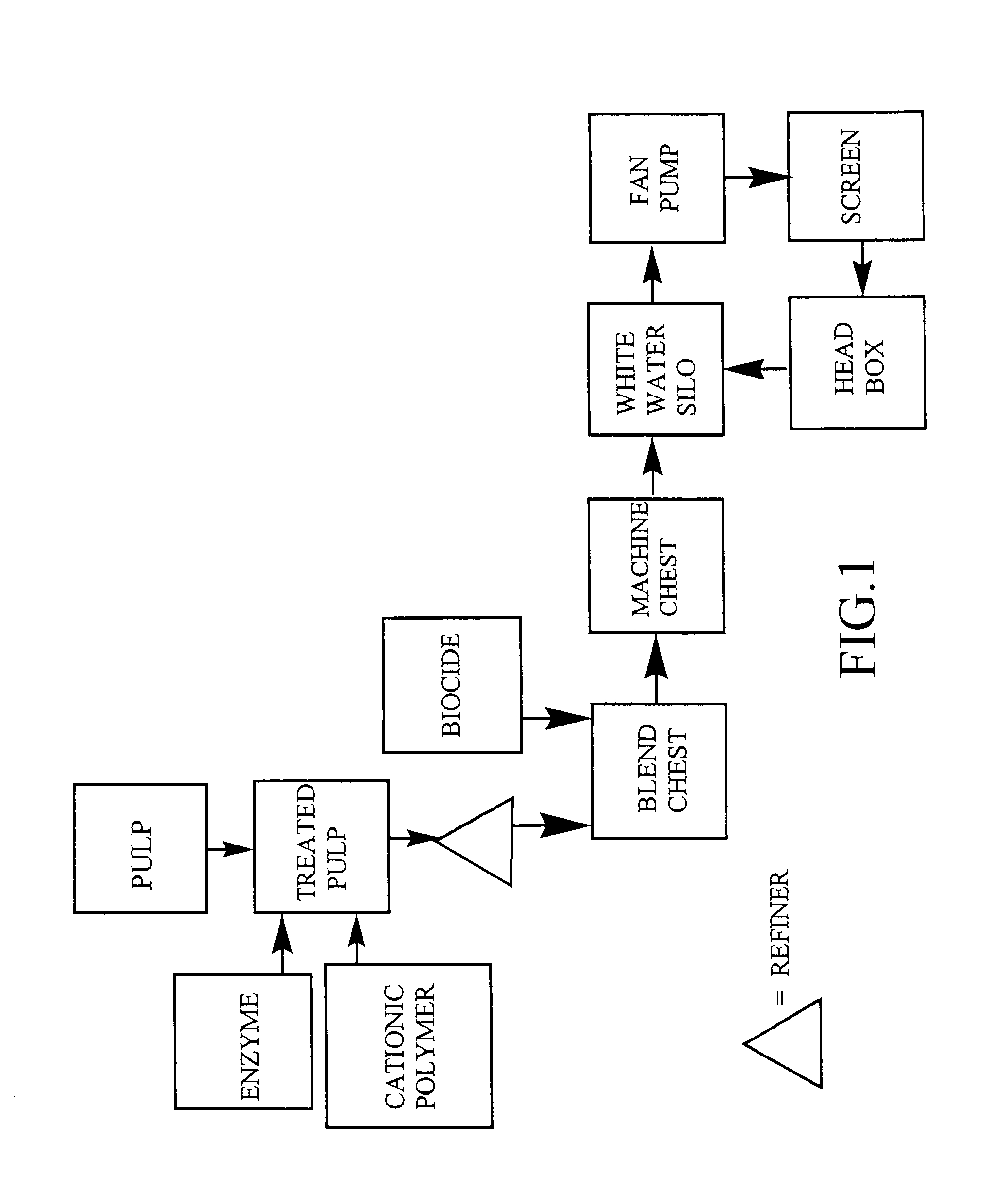 Paper making processes using enzyme and polymer combinations