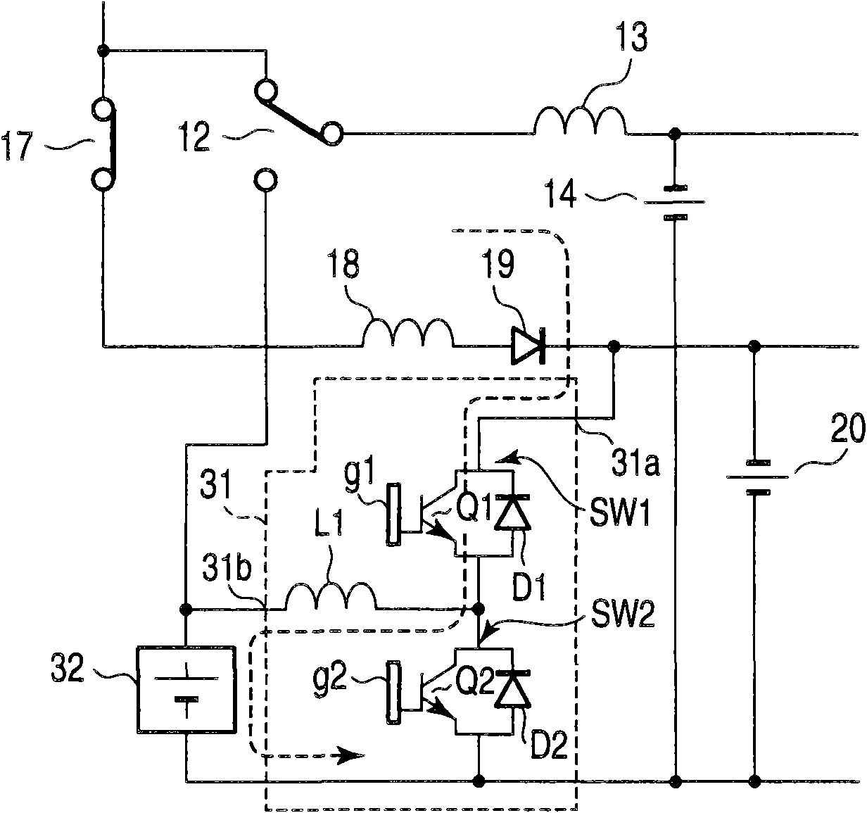 Power storage control apparatus and method of electric vehicle