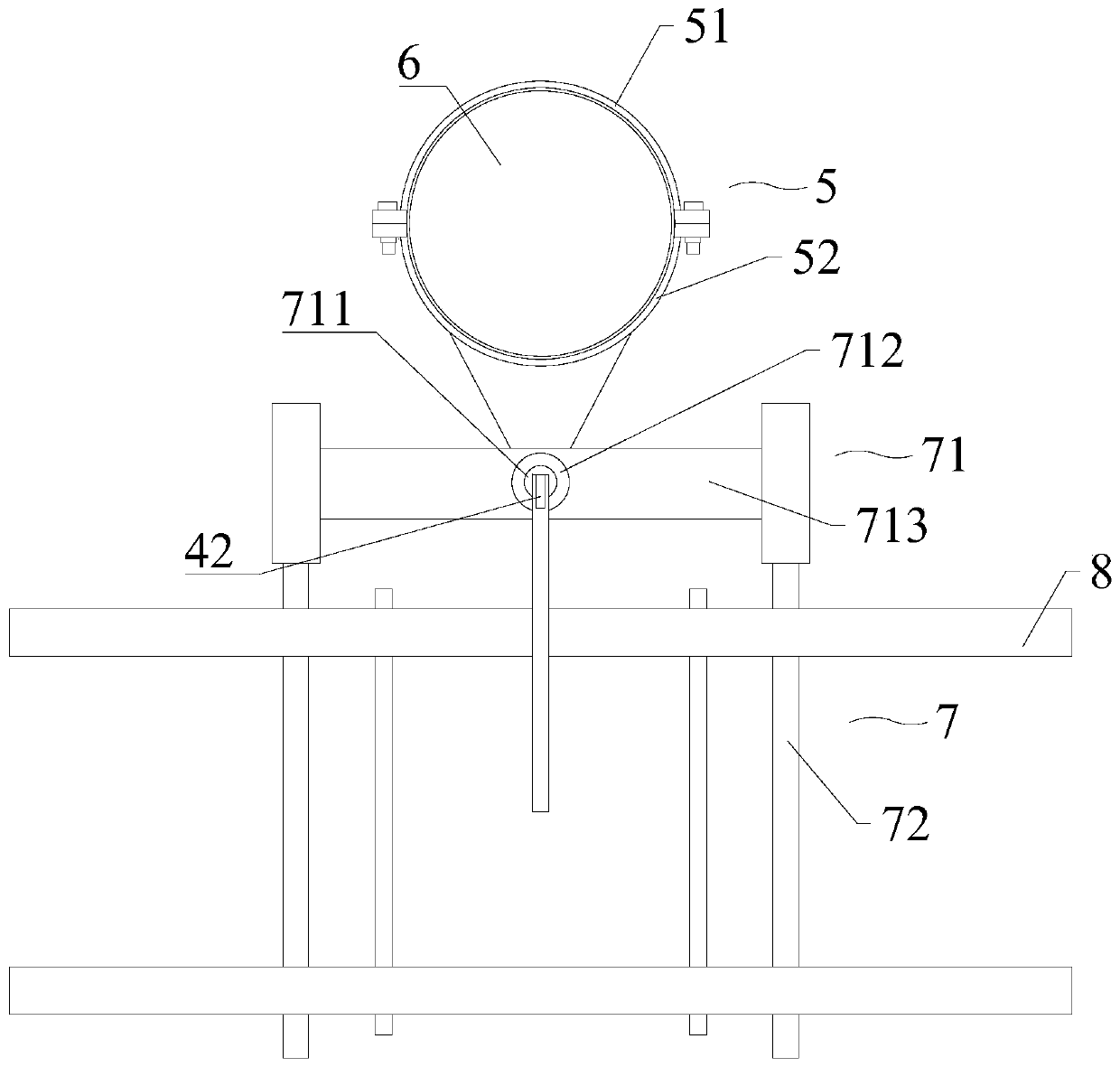 Overall installation equipment and method of electric double cross-arm assembly