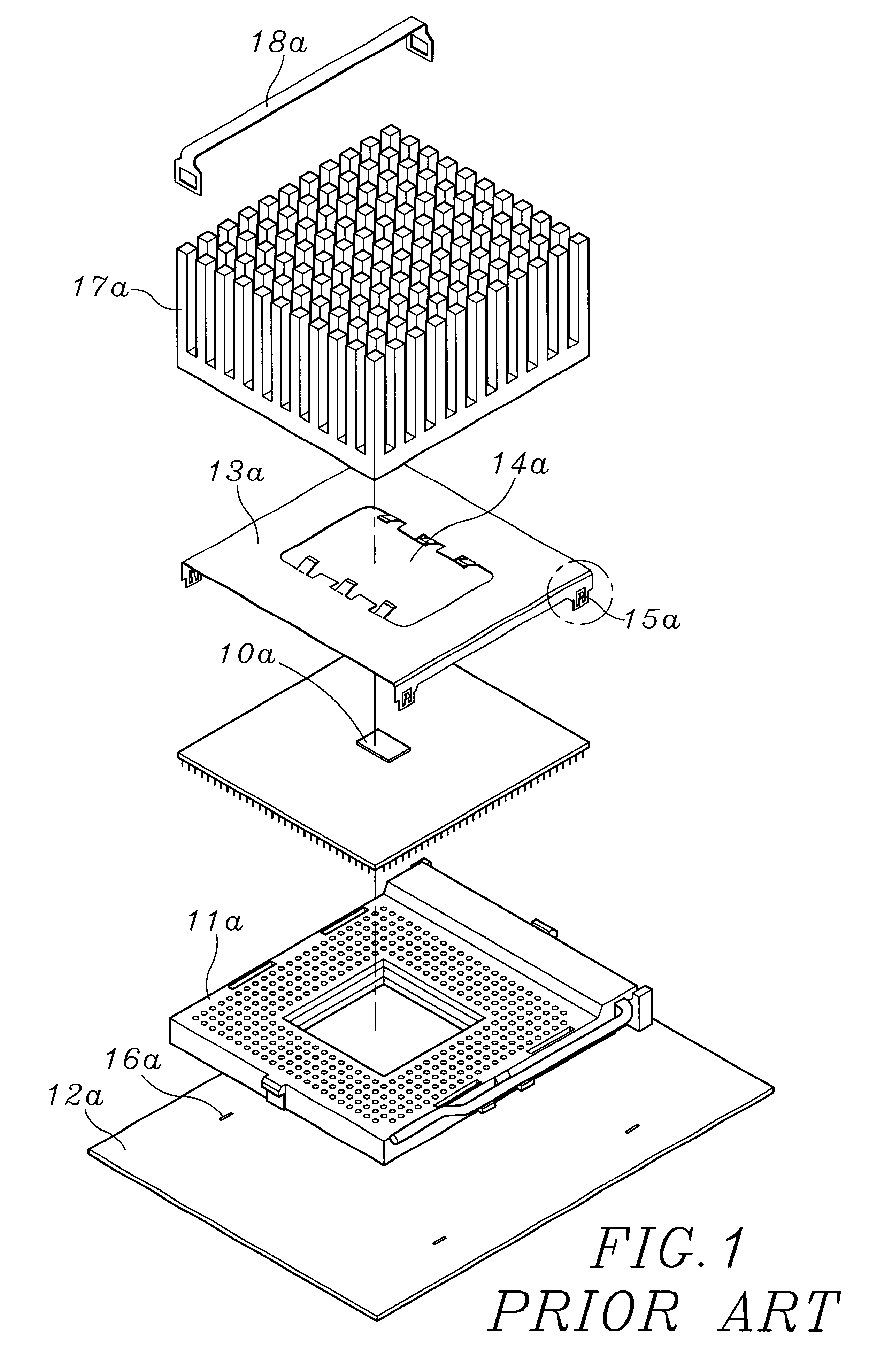 Modified structure for preventing electromagnetic interference of central processing unit