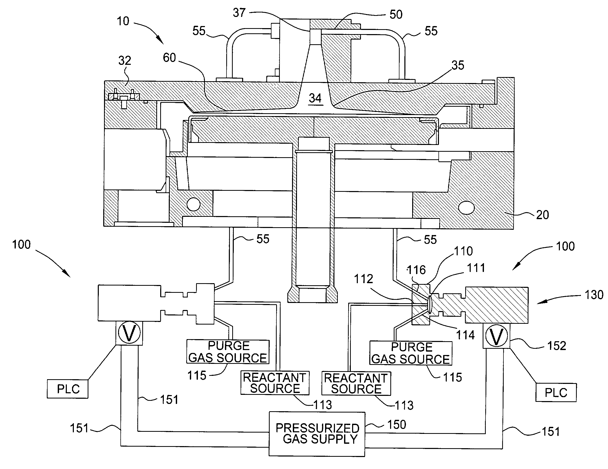 Valve design and configuration for fast delivery system