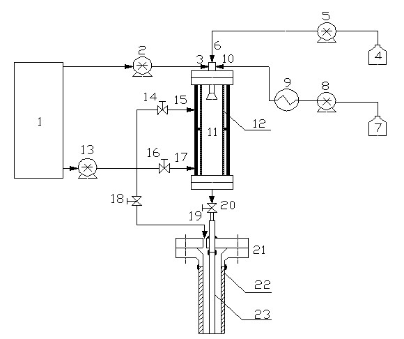 Supercritical water oxidation fluid injection production system using nitrogen as protective film and process using same