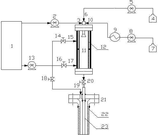Supercritical water oxidation fluid injection production system using nitrogen as protective film and process using same