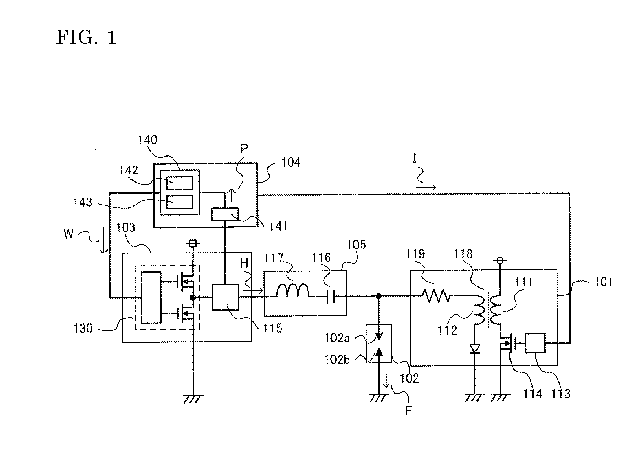 High-frequency discharge ignition apparatus