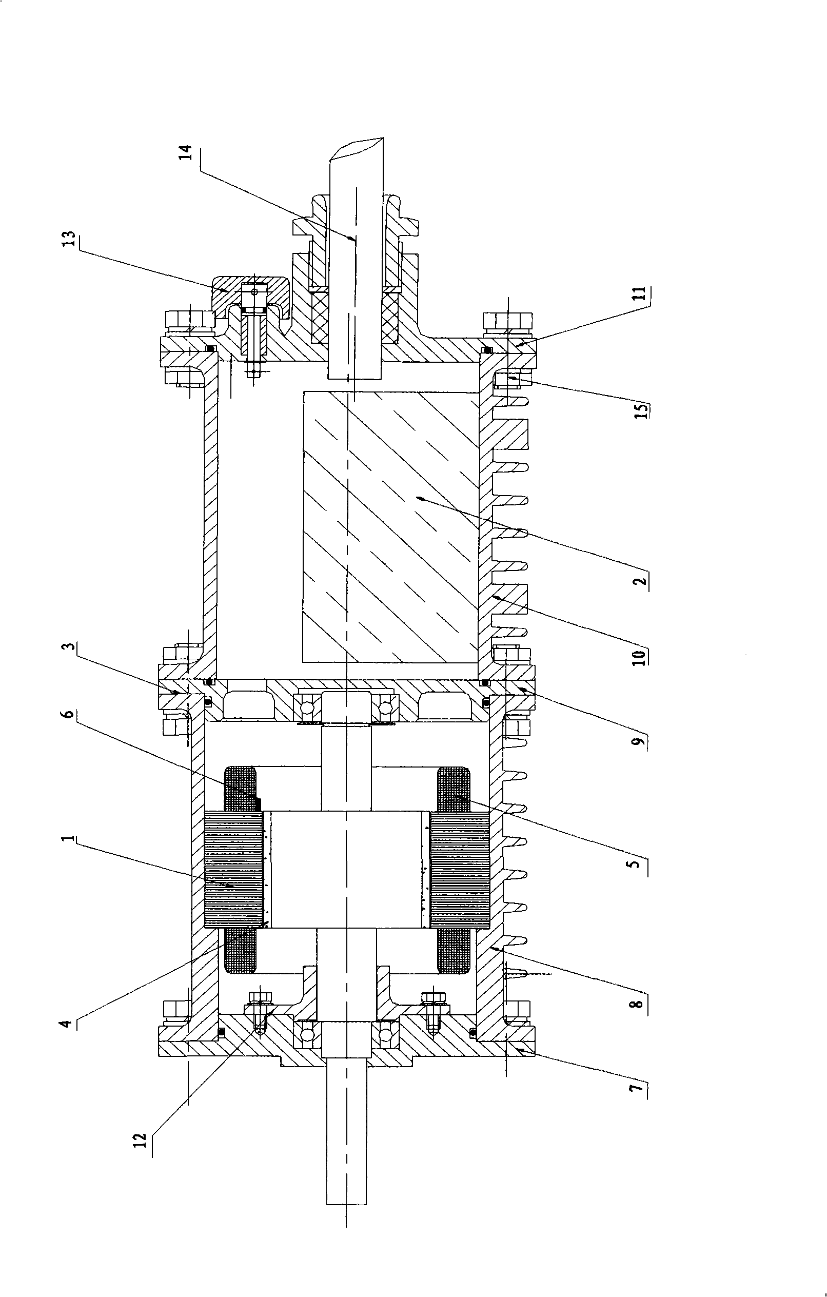 Explosion-proof permanent-magnet brushless DC motor