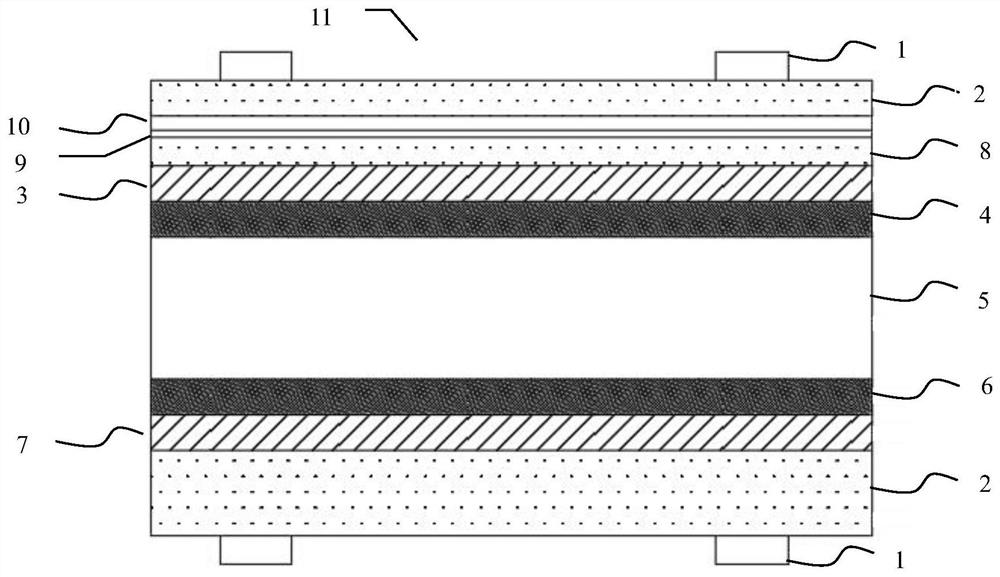 Metal TCO laminated film and preparation method thereof and HIT solar cell