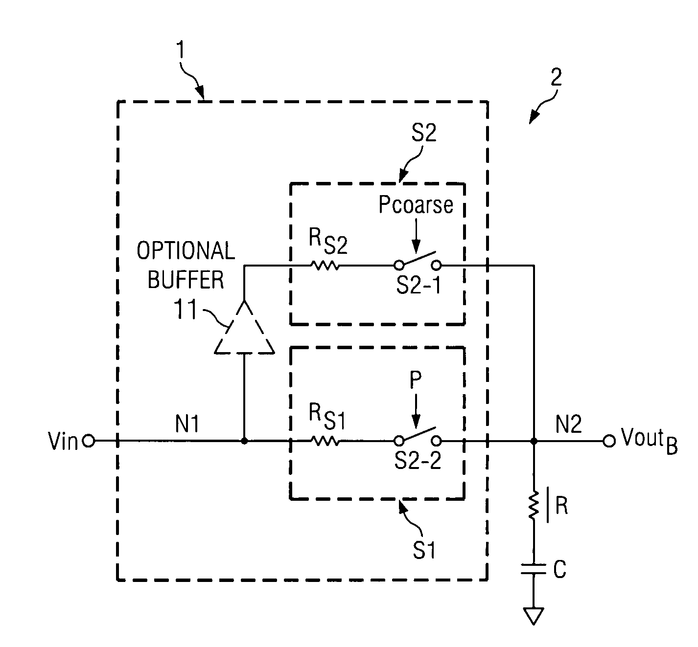 Circuit and method for reducing charge injection and clock feed-through in switched capacitor circuits