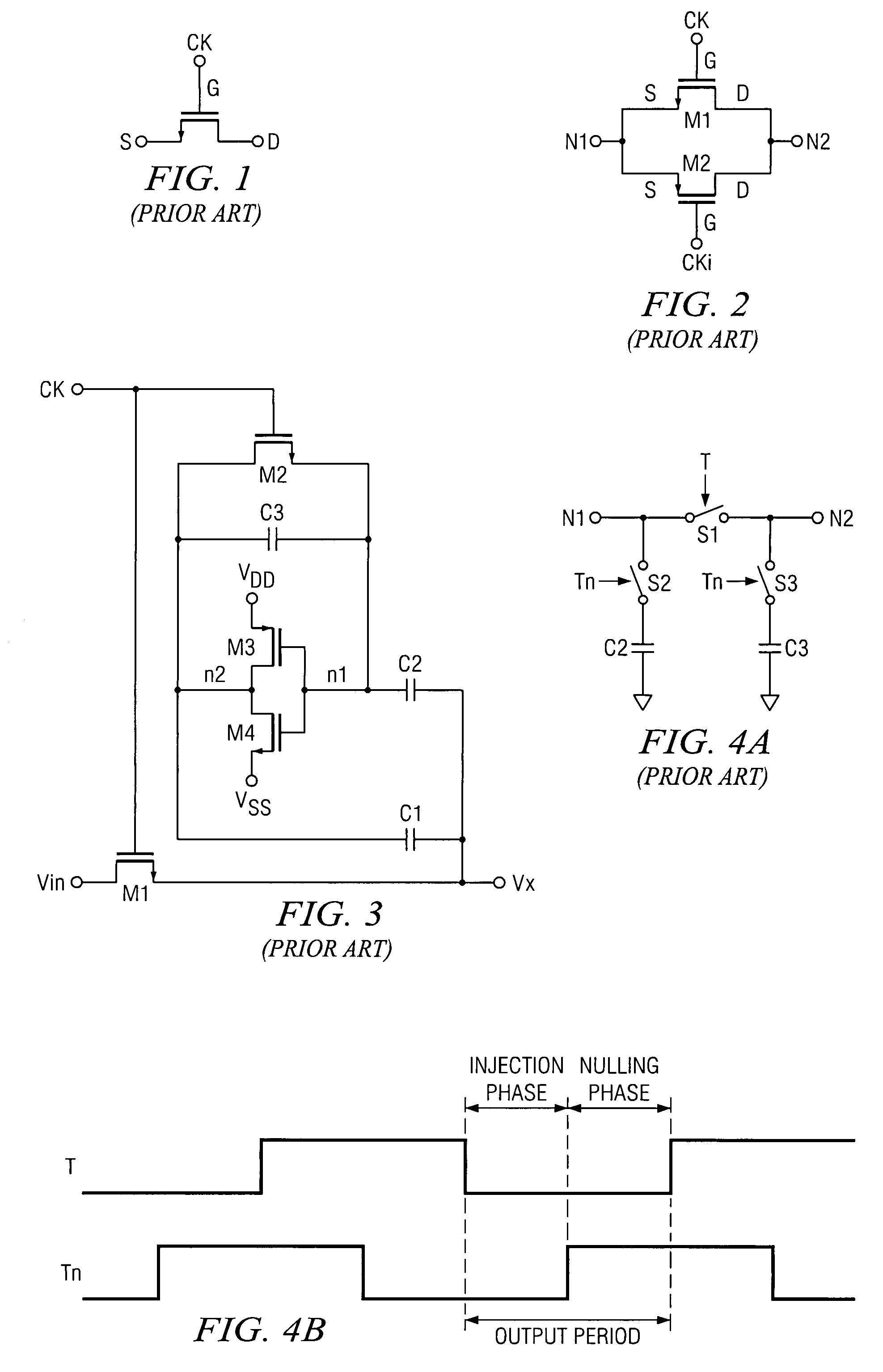 Circuit and method for reducing charge injection and clock feed-through in switched capacitor circuits