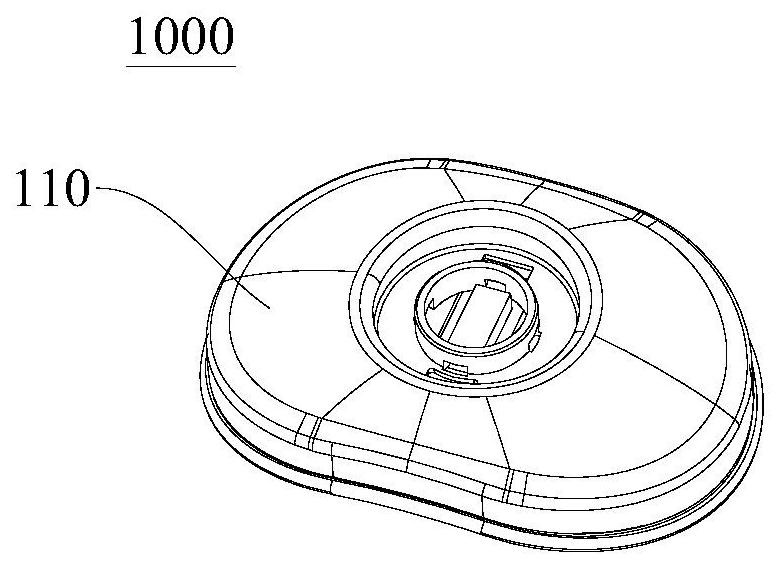 Massage assembly for massager and massager