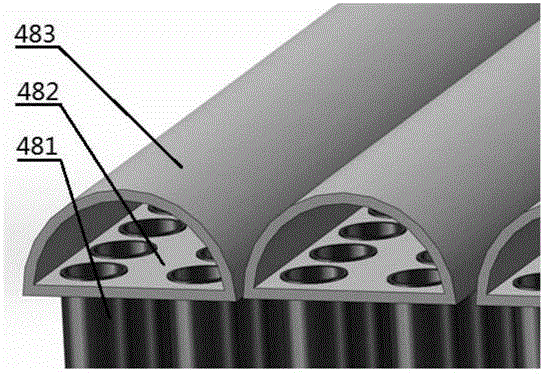 Tubular indirect heating coal pyrolysis device