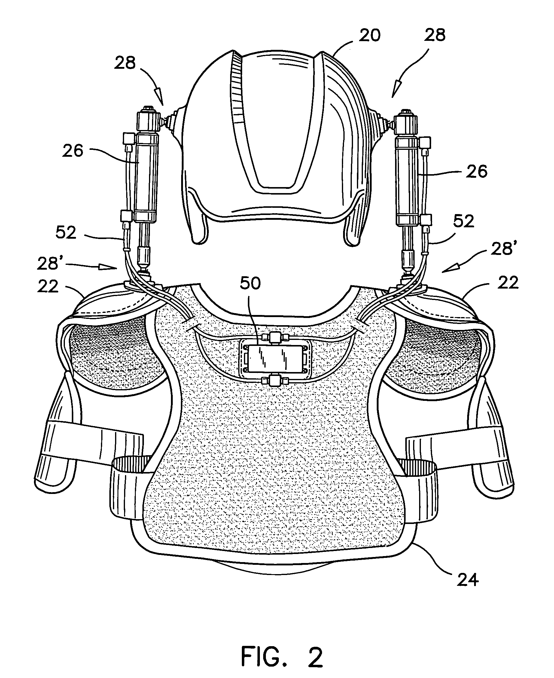 Helmet providing cervical spine protection