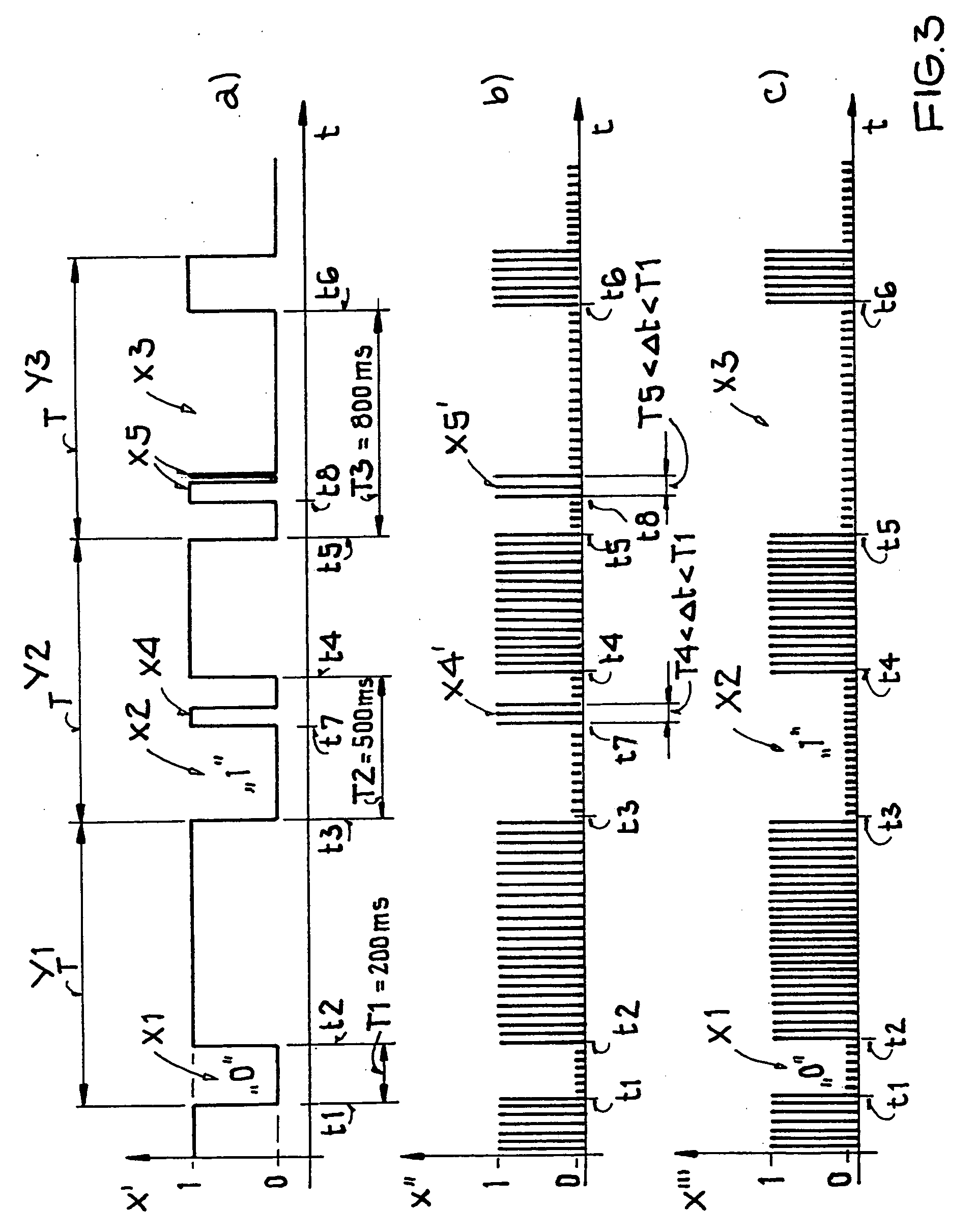 Method for gaining time information and receiver for implementing the method
