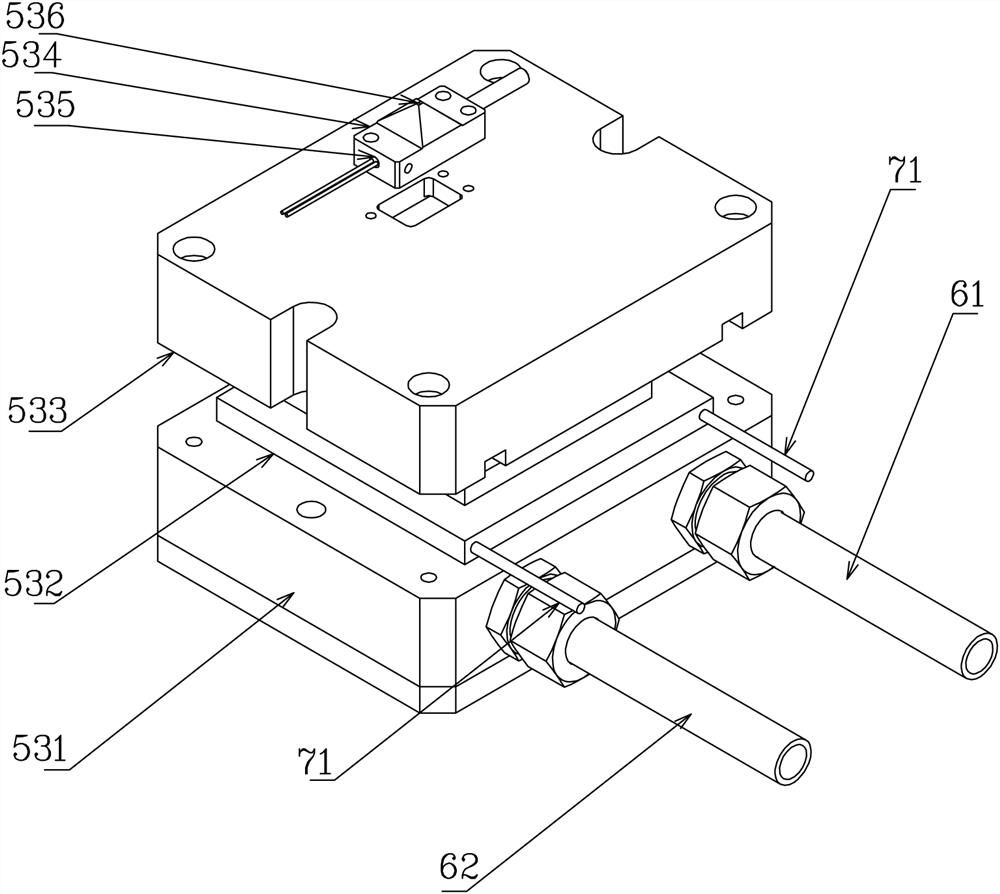 Chip temperature control test board and temperature control test method thereof