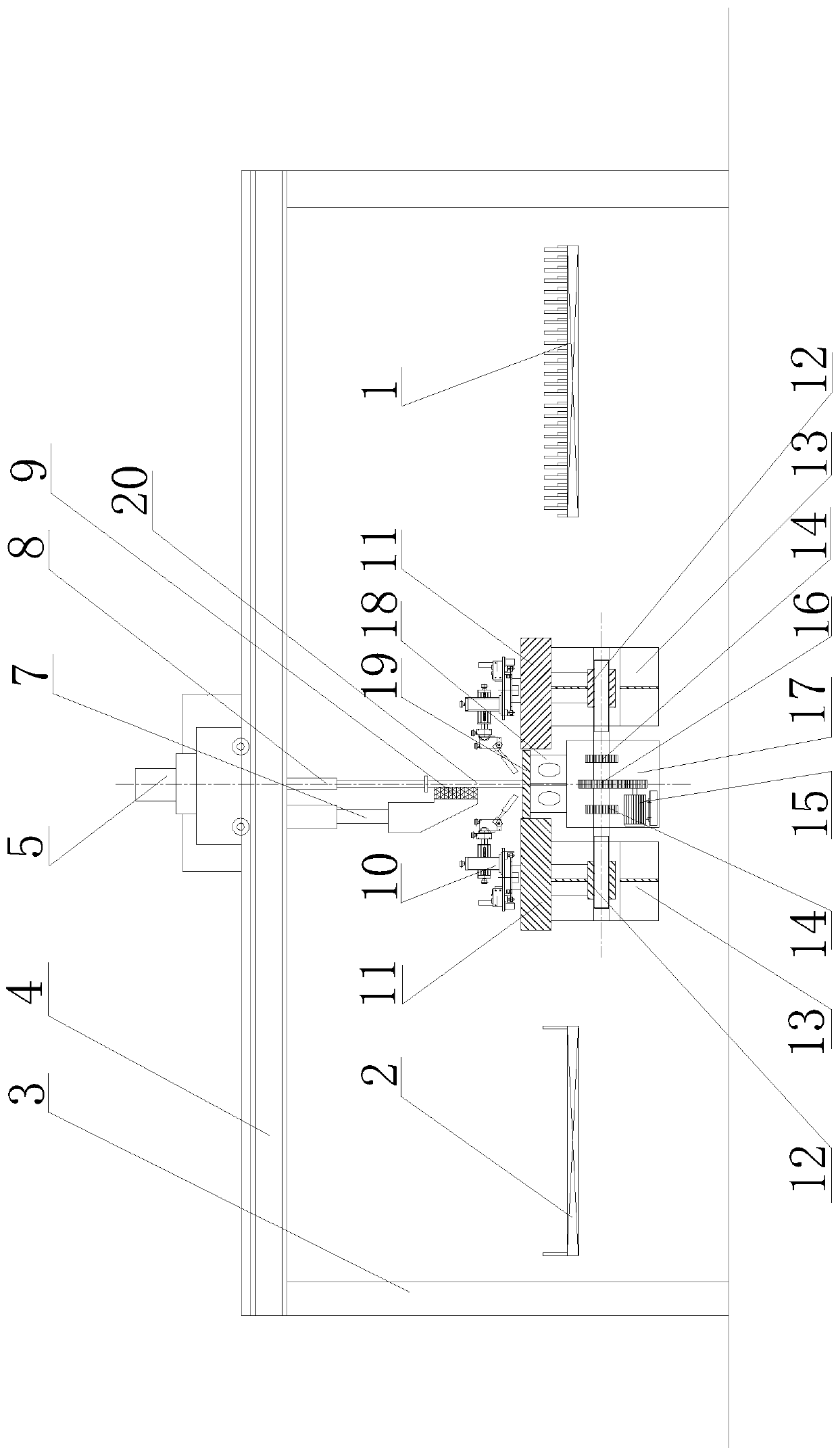 An automatic assembly and welding device for thin-walled T-profiles