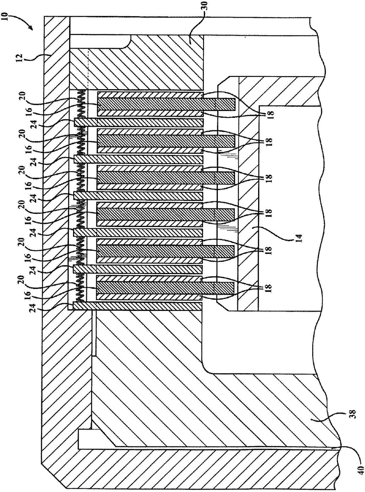 Methods and apparatus for clutch and brake drag reduction using springs