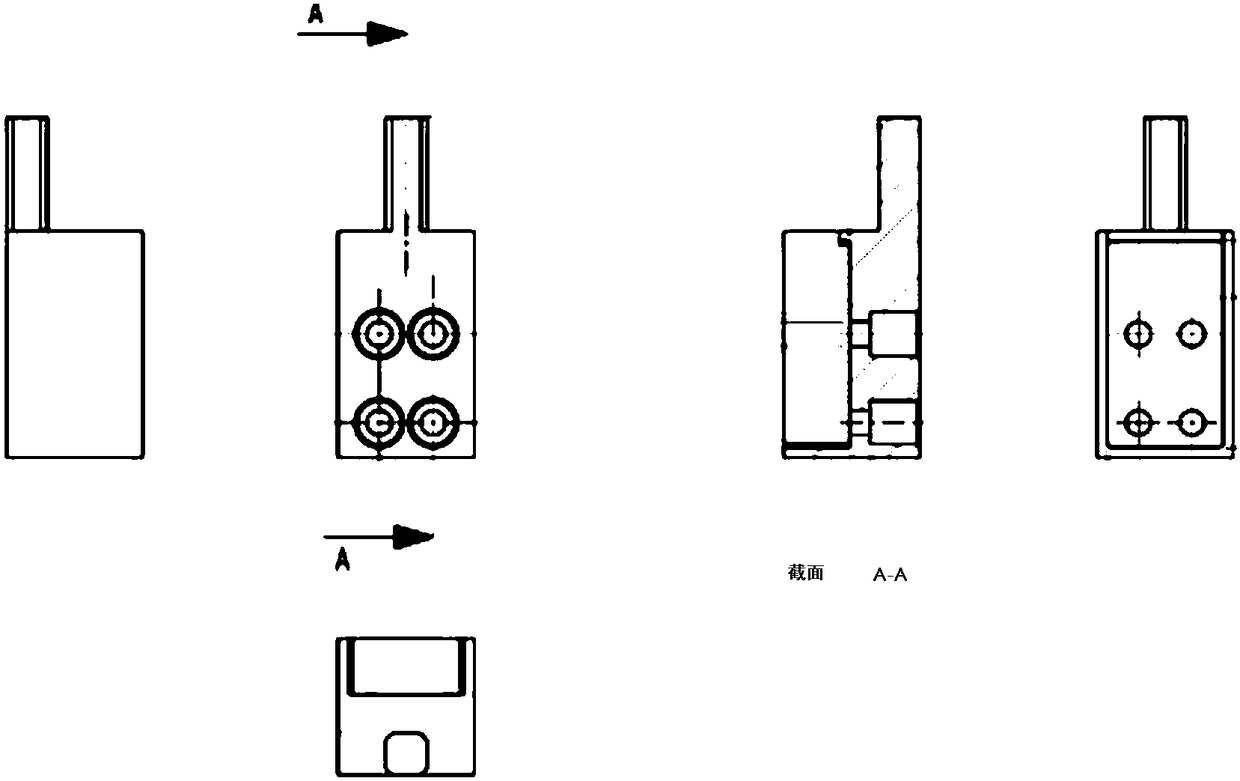 Nuclear test specimen automatic separation device